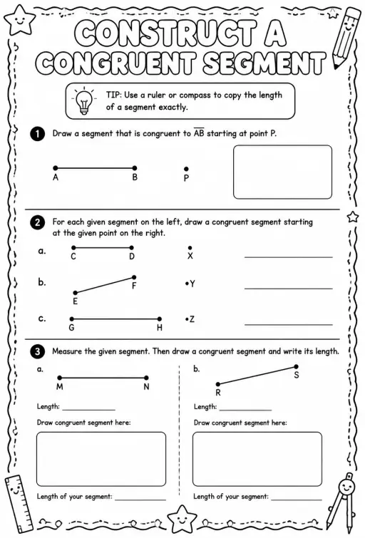 Construct a congruent segment