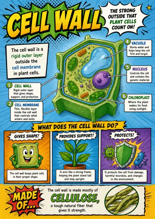 The Strong Outside That Plant Cells Count On! Infographic