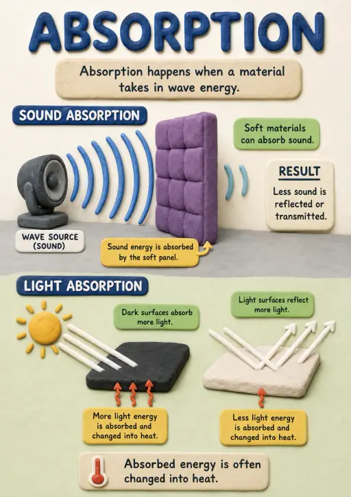 Absorption Waves Infographic