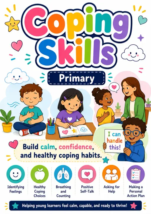 Coping Skills Worksheet Pack