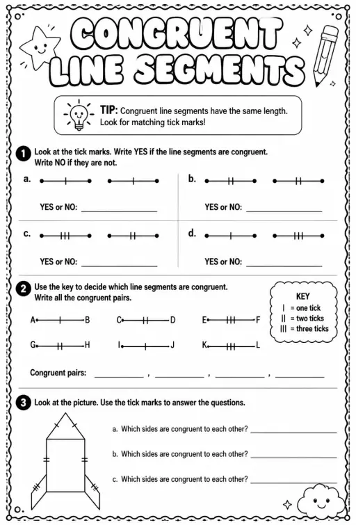 Congruent line segments
