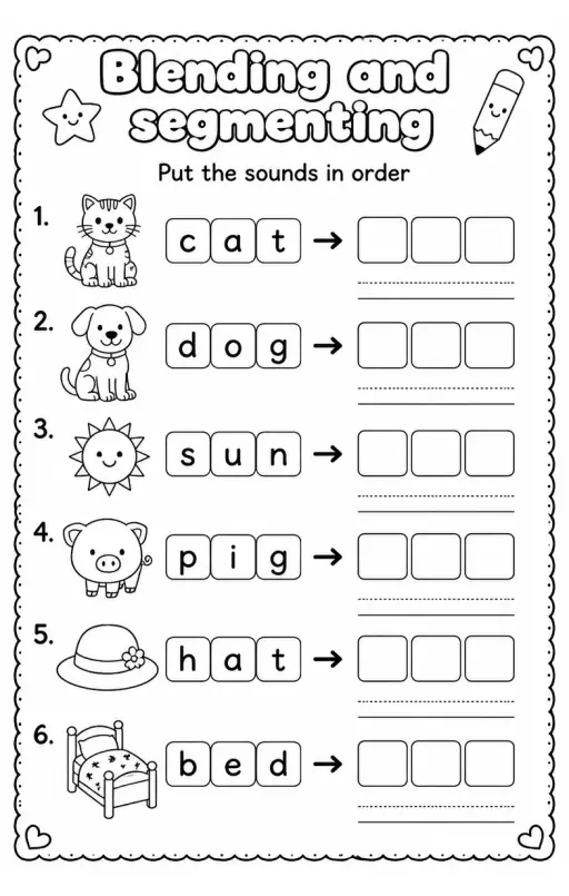 Put the sounds in order