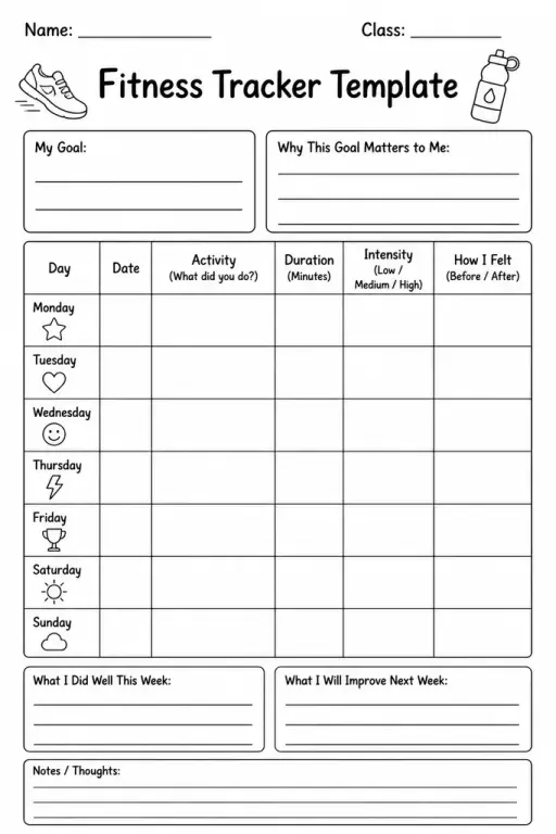 Fitness Tracker Template