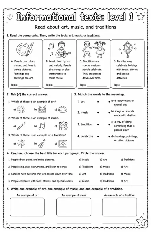 Read about art, music, and traditions