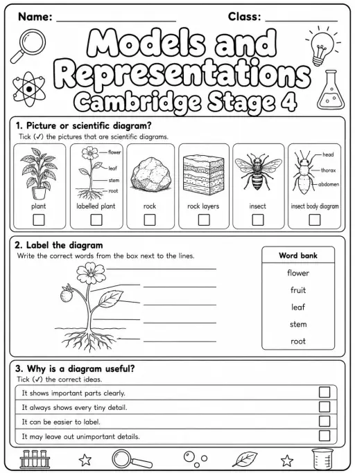 Models and Representations Cambridge Stage 4