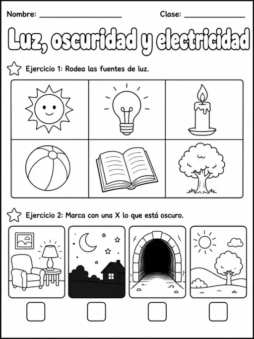 3.º grado - ciencias físicas - Paquete de fichas