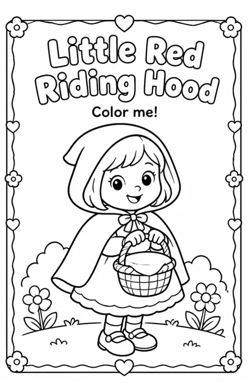 Little Red Riding Hood Coloring Pages