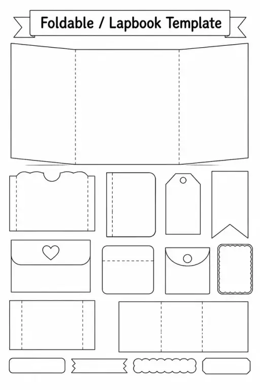 Foldable / Lapbook Template