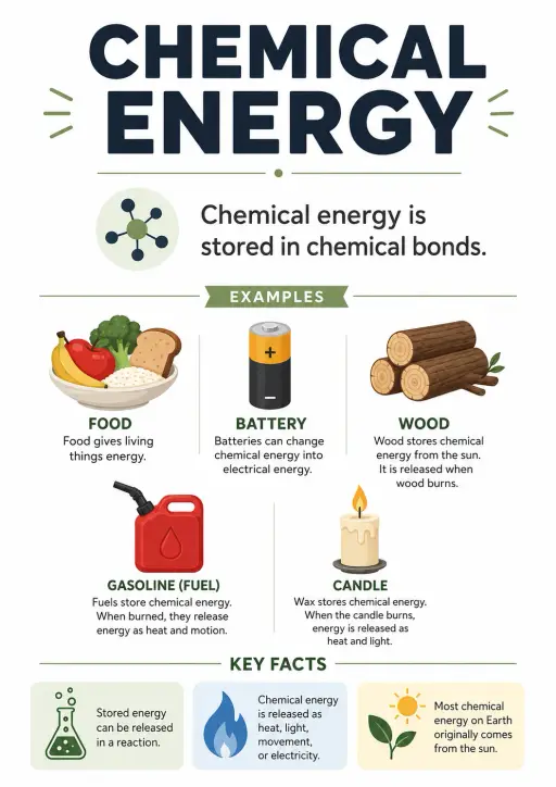 Chemical Energy Infographic