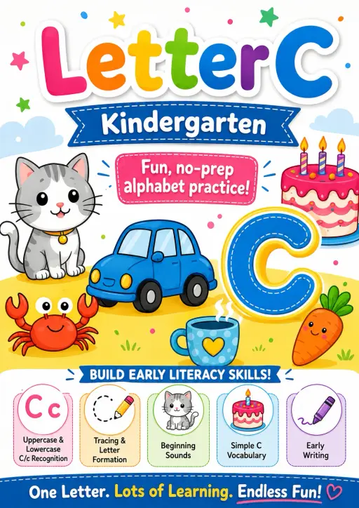 Letter C Worksheet Pack