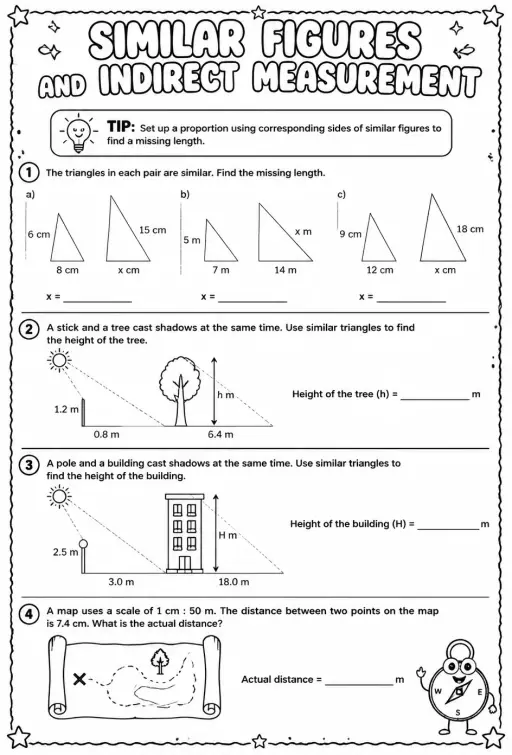 Similar figures and indirect measurement