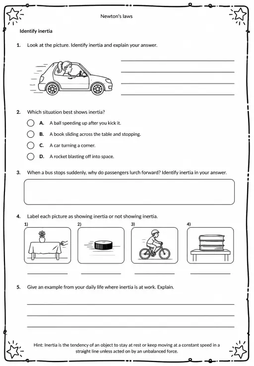 Identify inertia