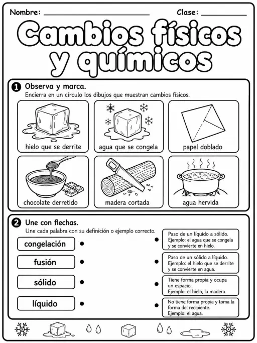 3.º grado - agua y medio ambiente - Paquete de fichas