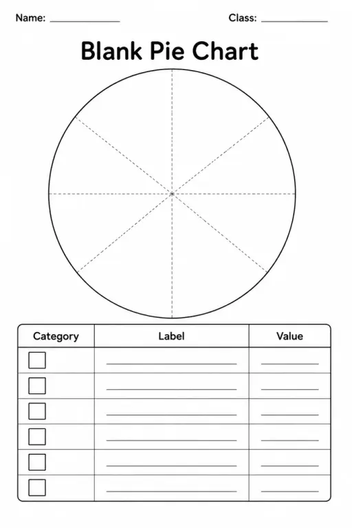 Blank Pie Chart