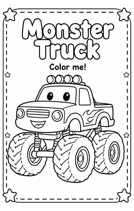 Monster Truck Coloring Pages