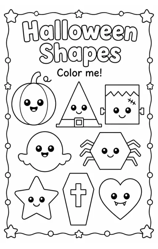 Early Math Coloring Pages Pack 3