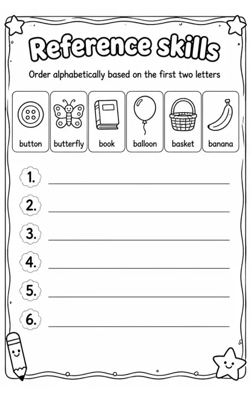 Order alphabetically based on the first two letters