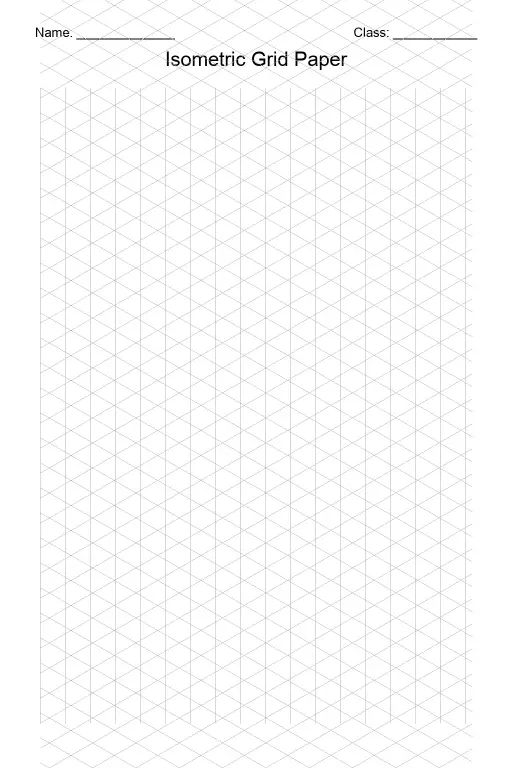 Isometric Grid Paper