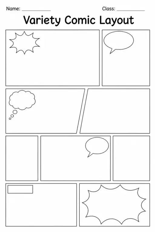 Variety Comic Layout