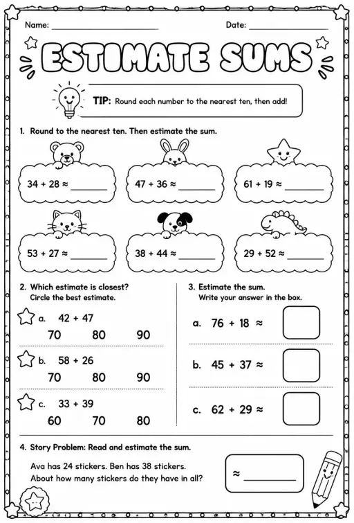 Estimate sums