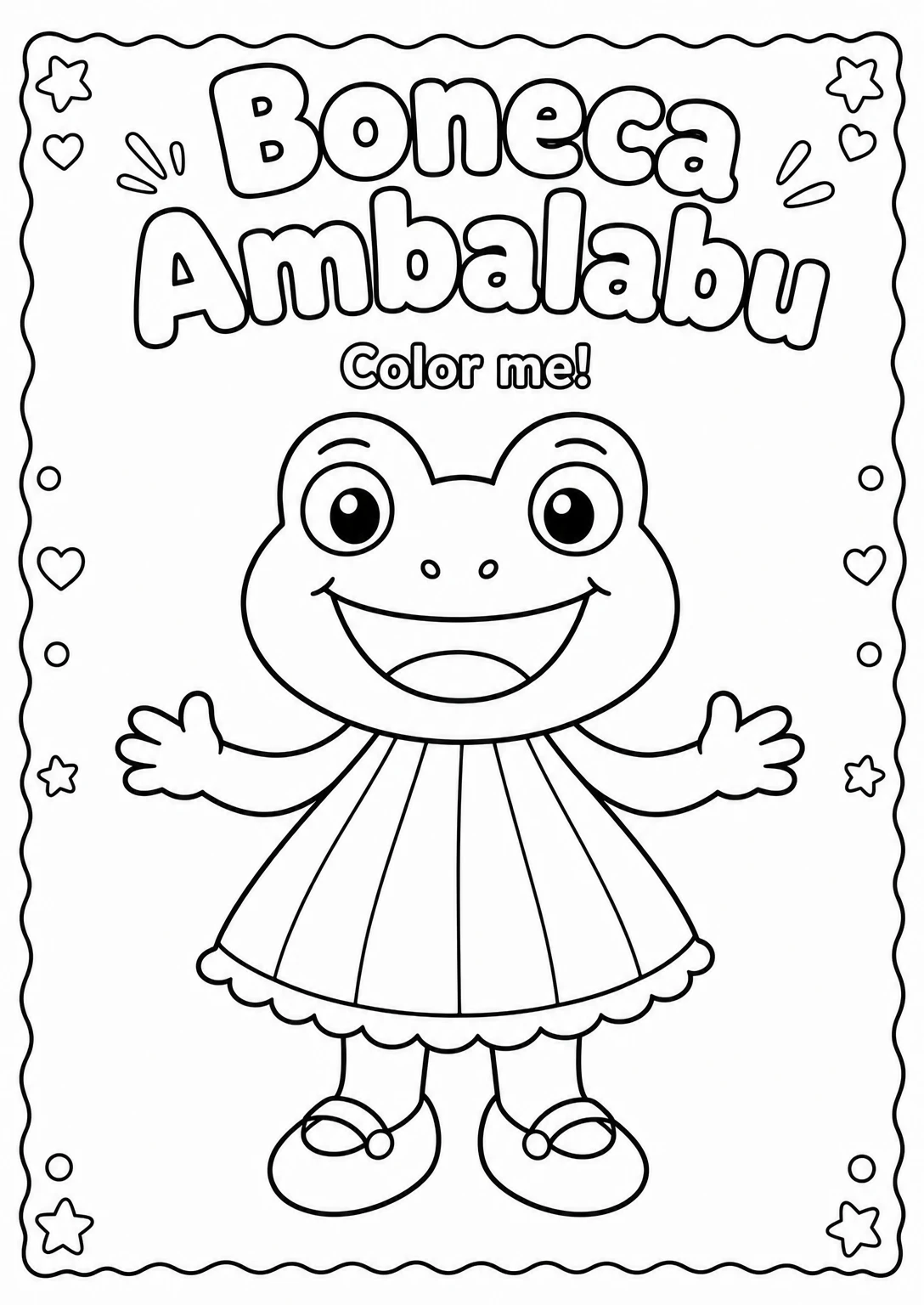 Boneca Ambalabu Coloring Pages