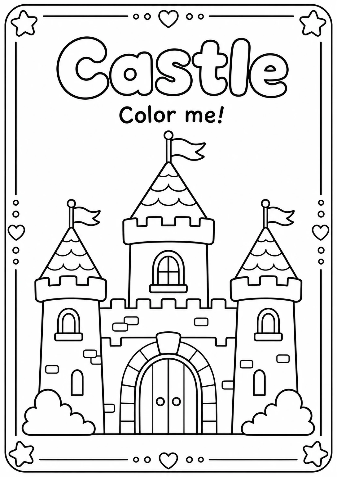 Castle Coloring Pages