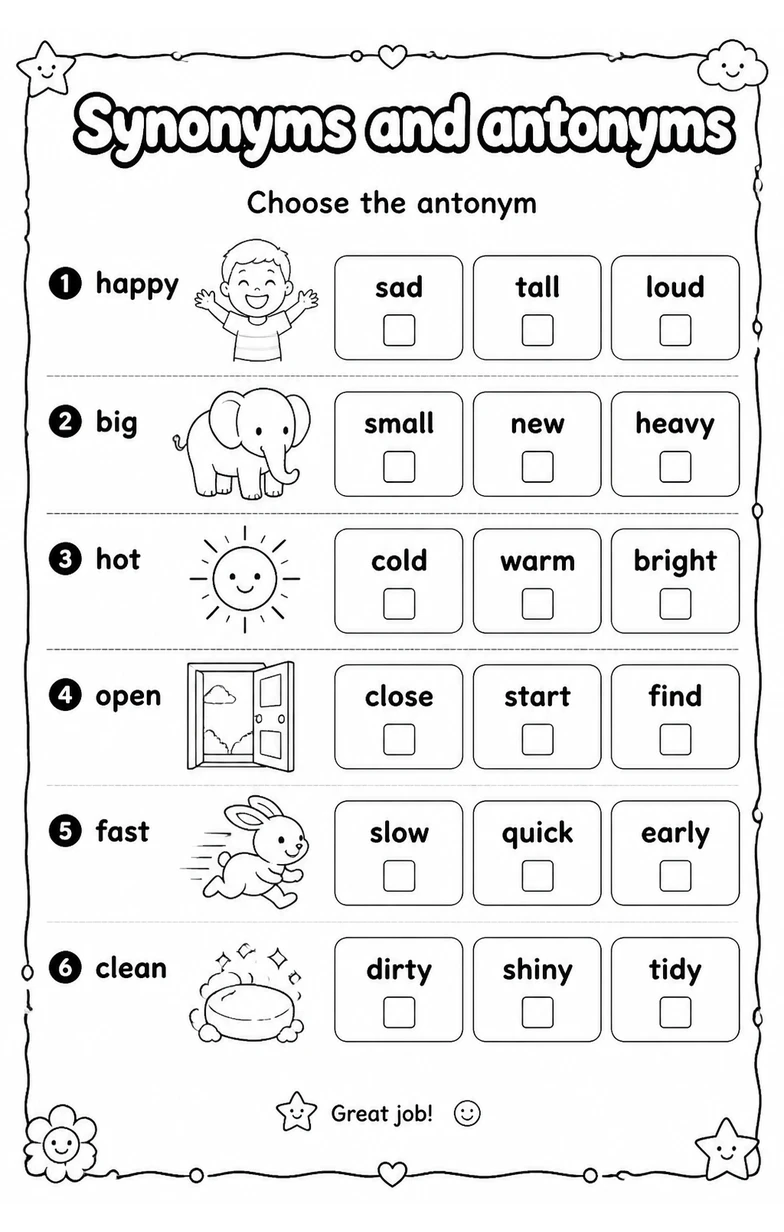 Choose the antonym