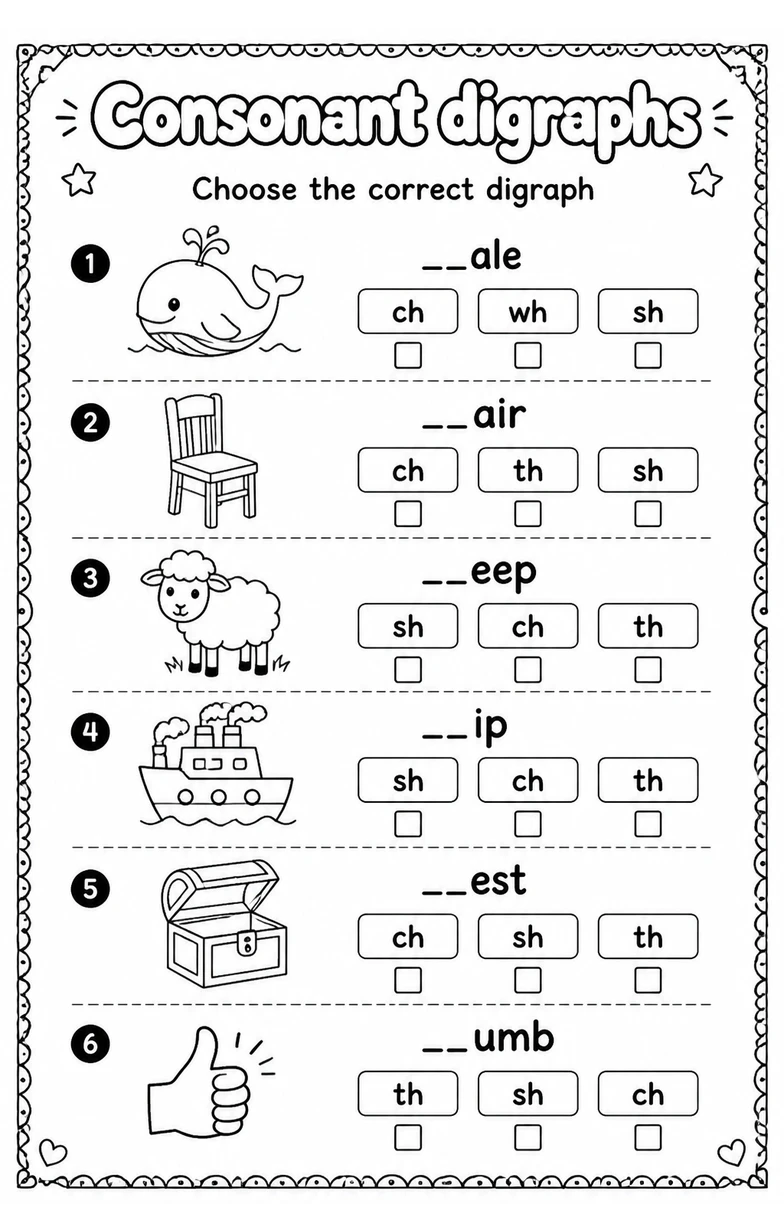 Choose the correct digraph