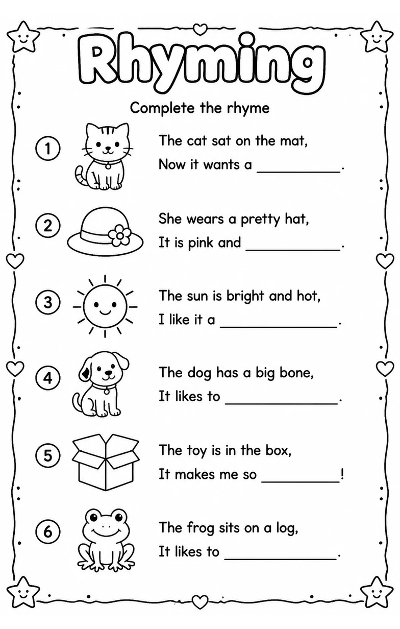 Complete the rhyme
