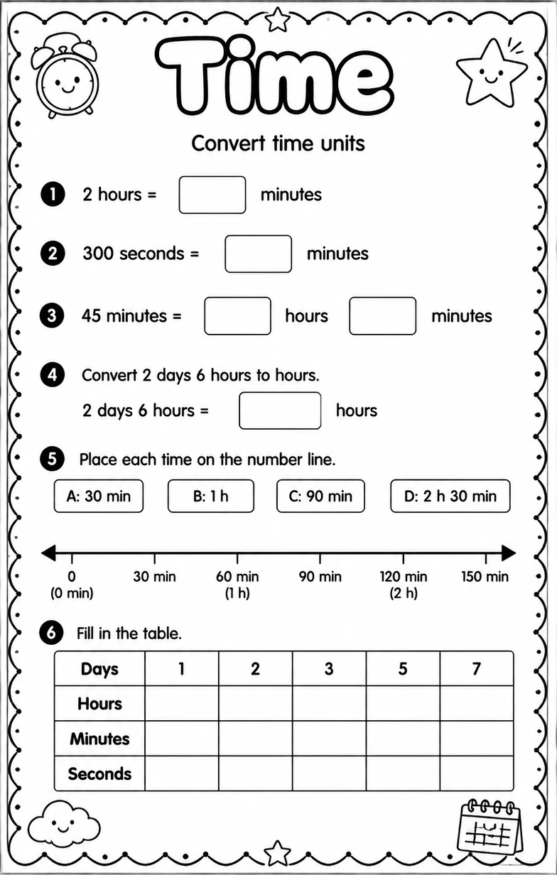Convert time units