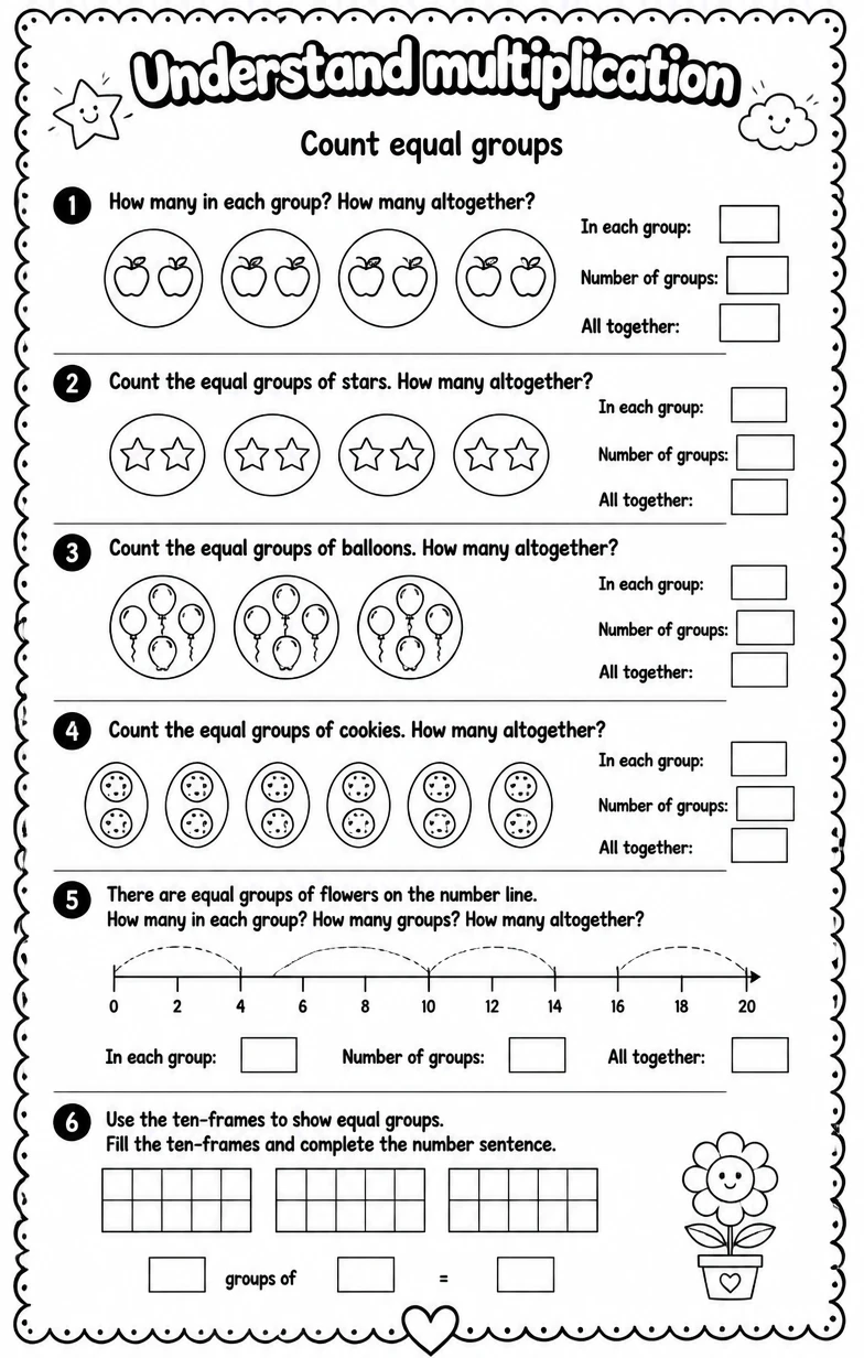 Count equal groups