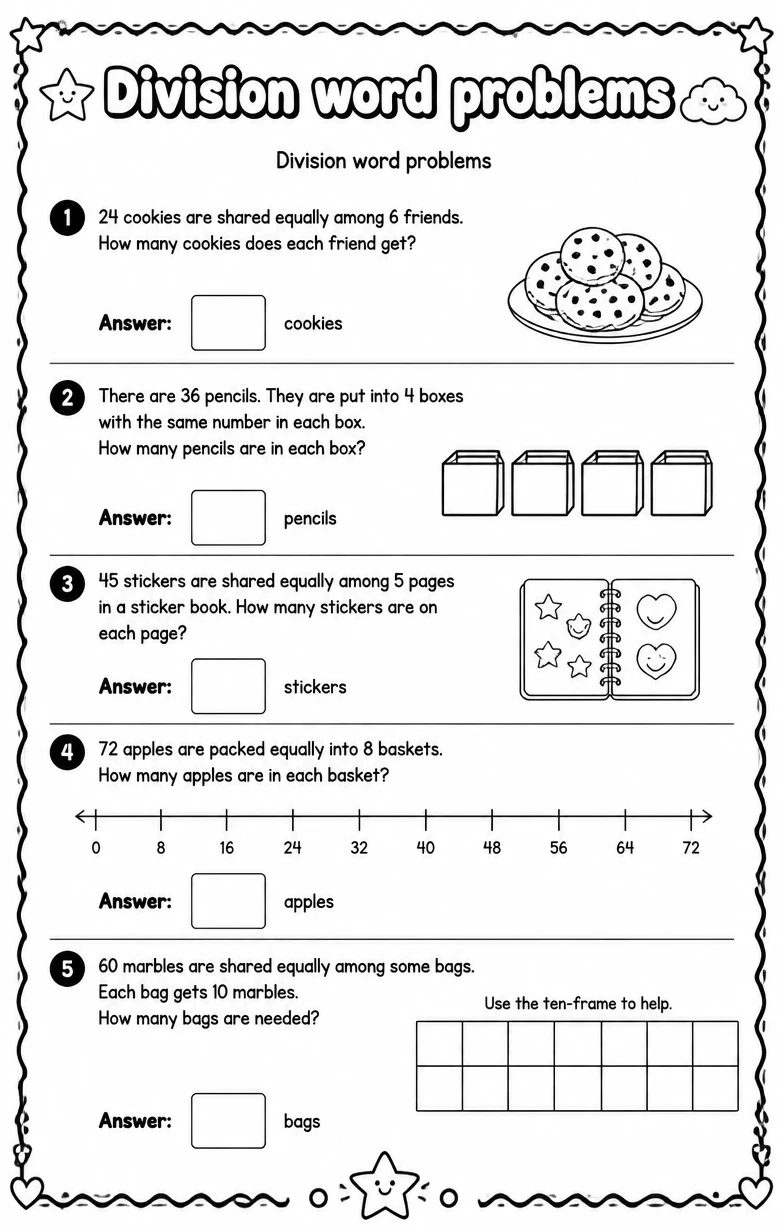 Division word problems