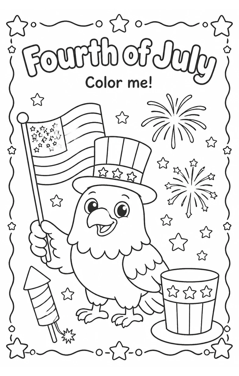 Fourth of July Coloring Pages