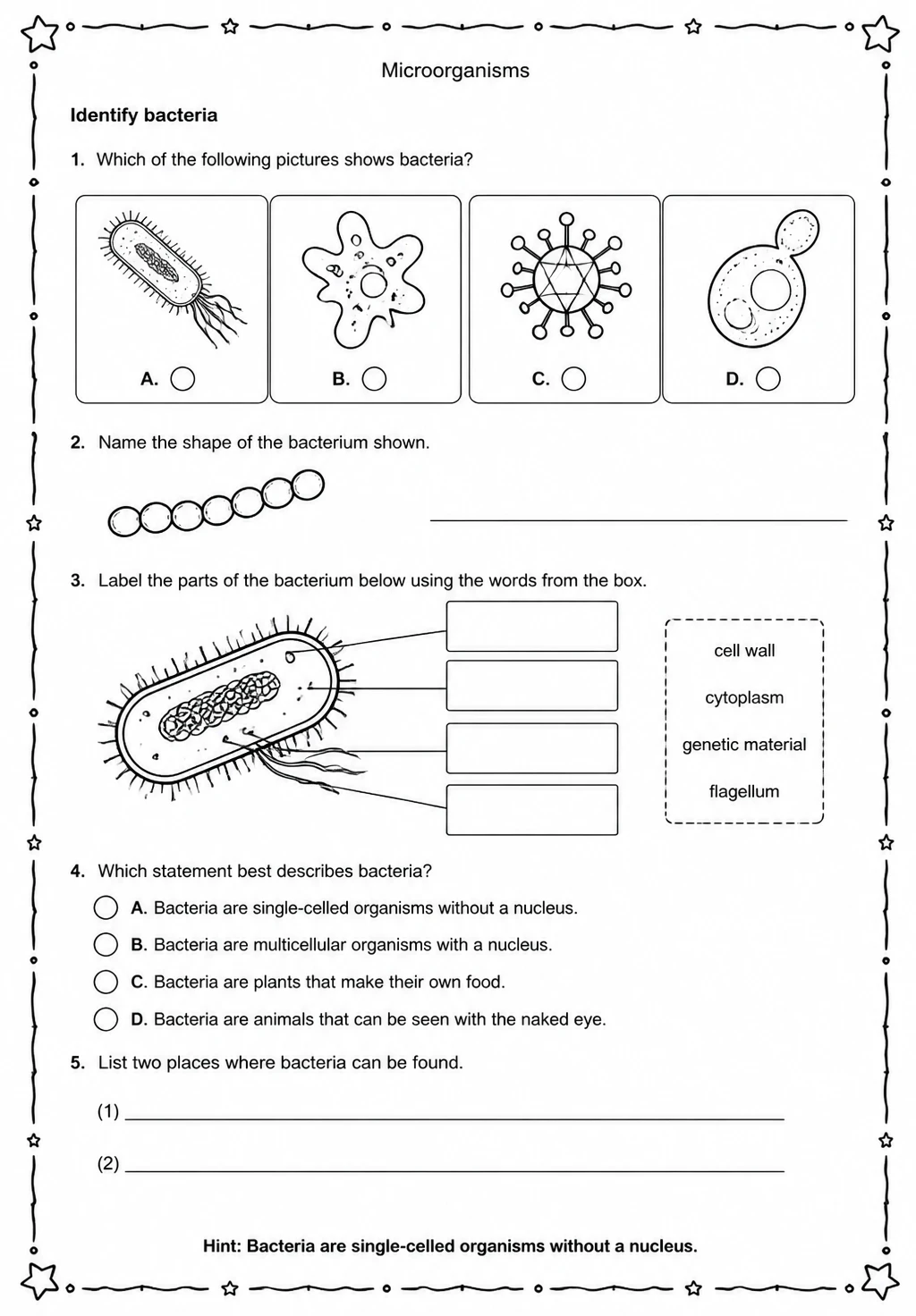 Identify bacteria