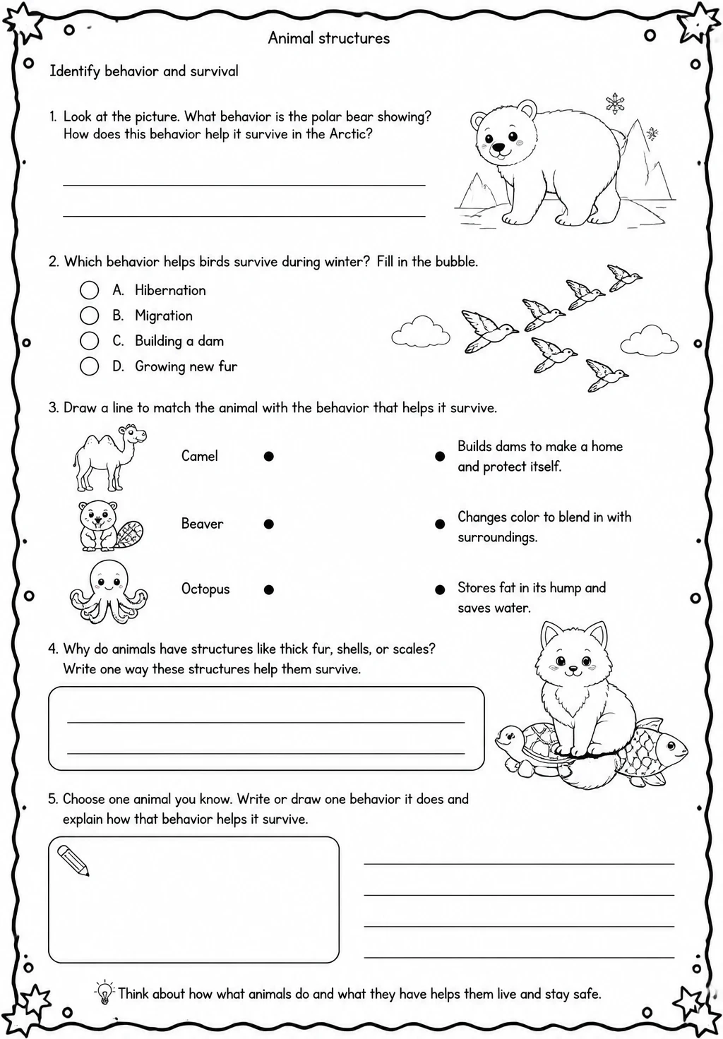 Identify behavior and survival