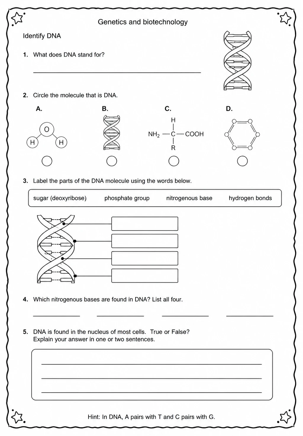 Identify DNA