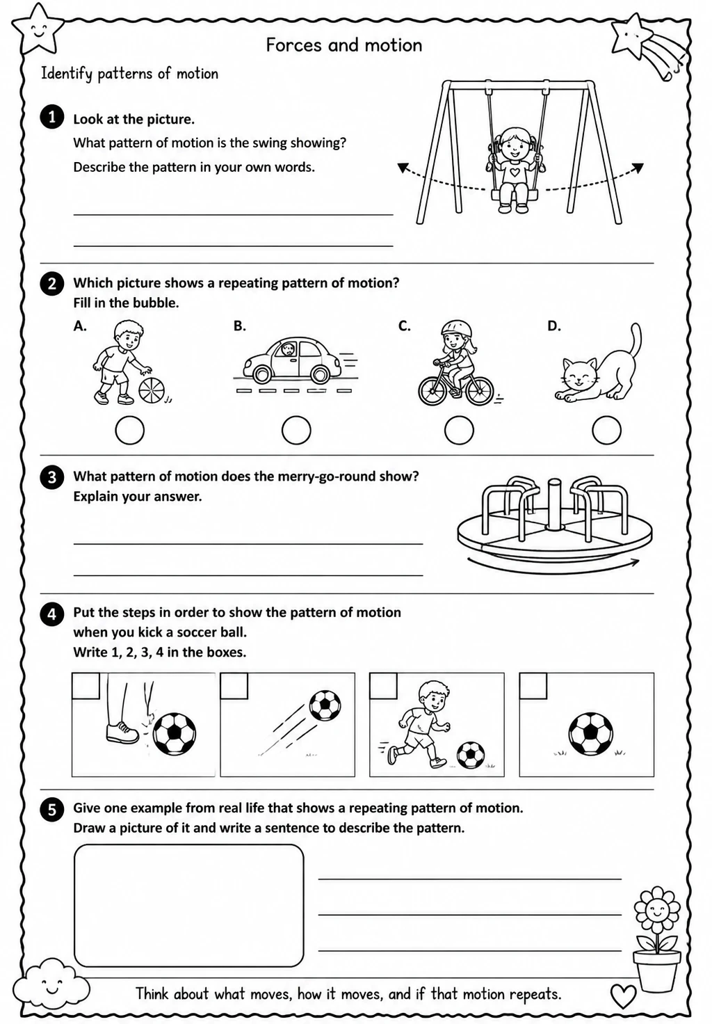 Identify patterns of motion