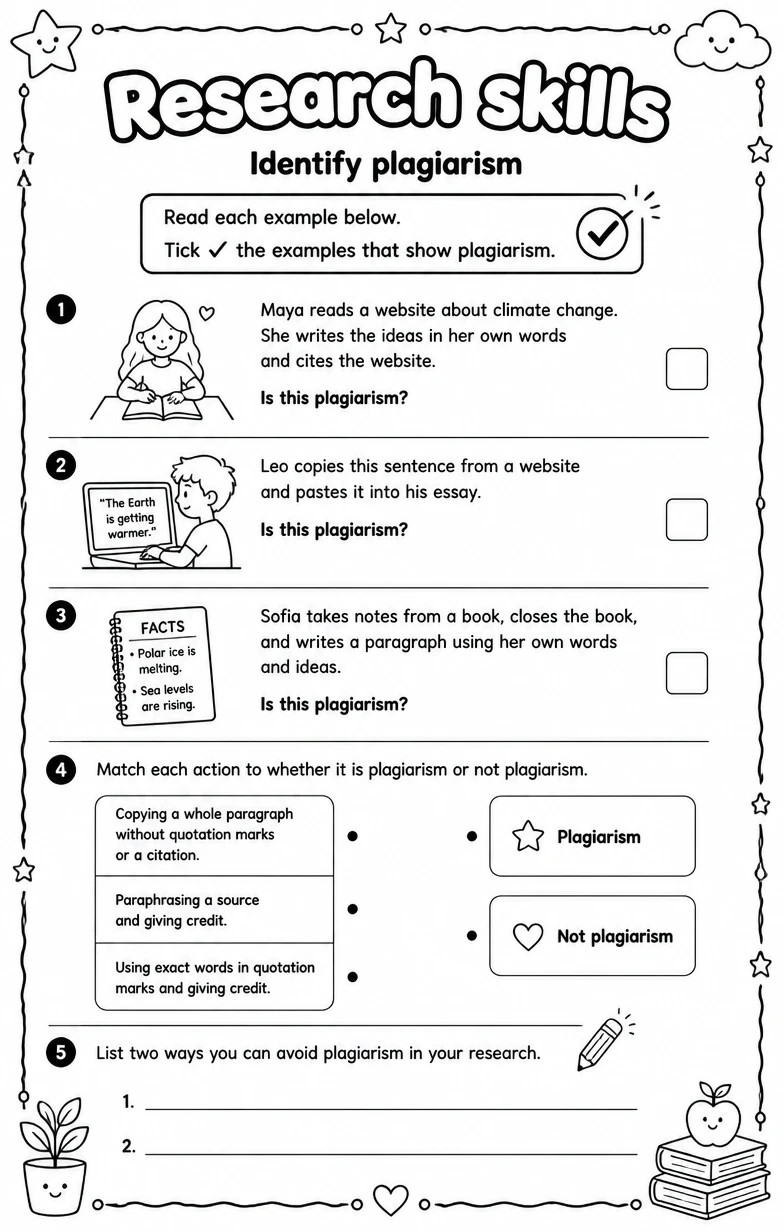 Identify plagiarism