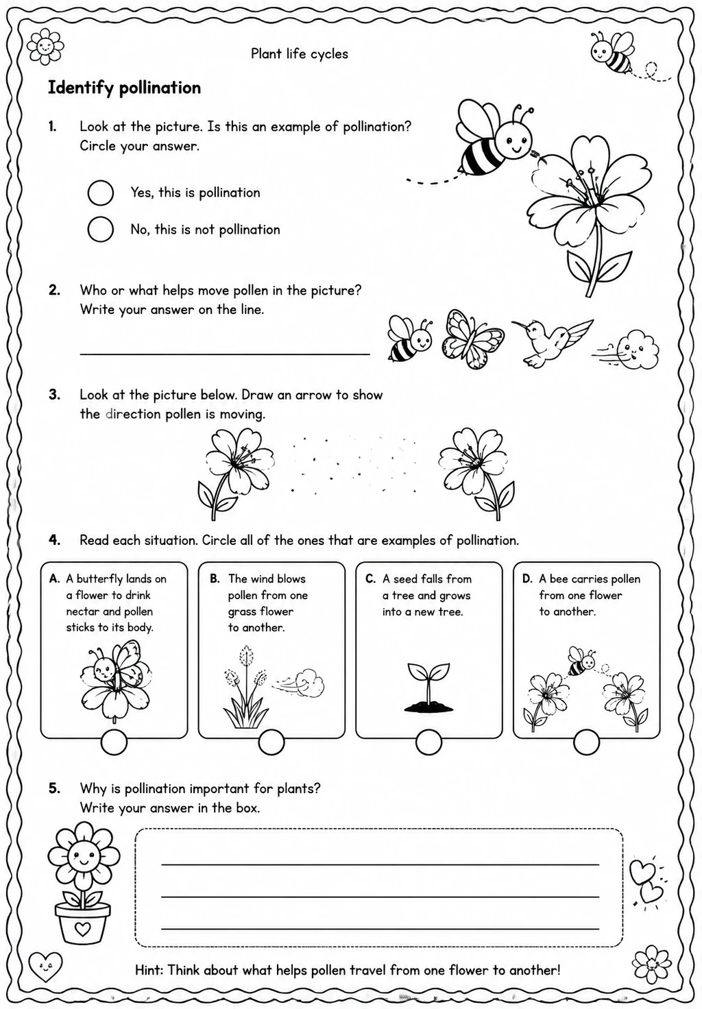 Identify pollination