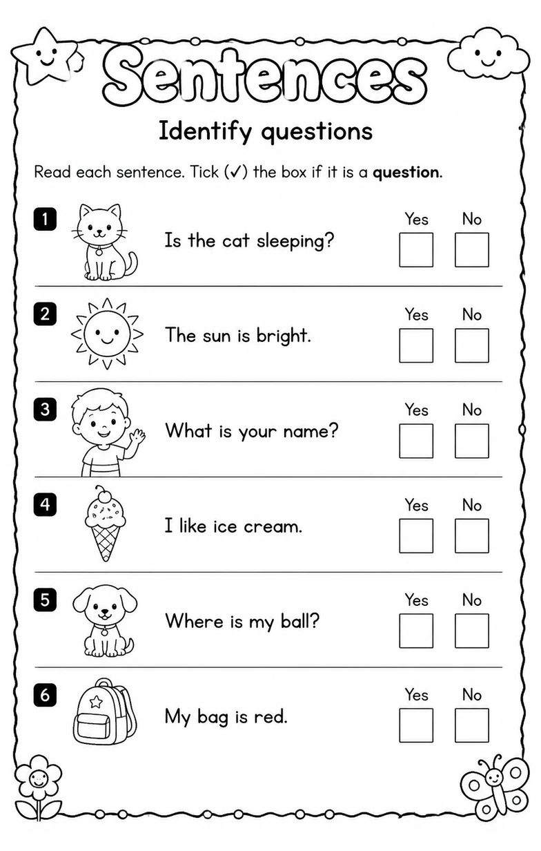 Identify questions