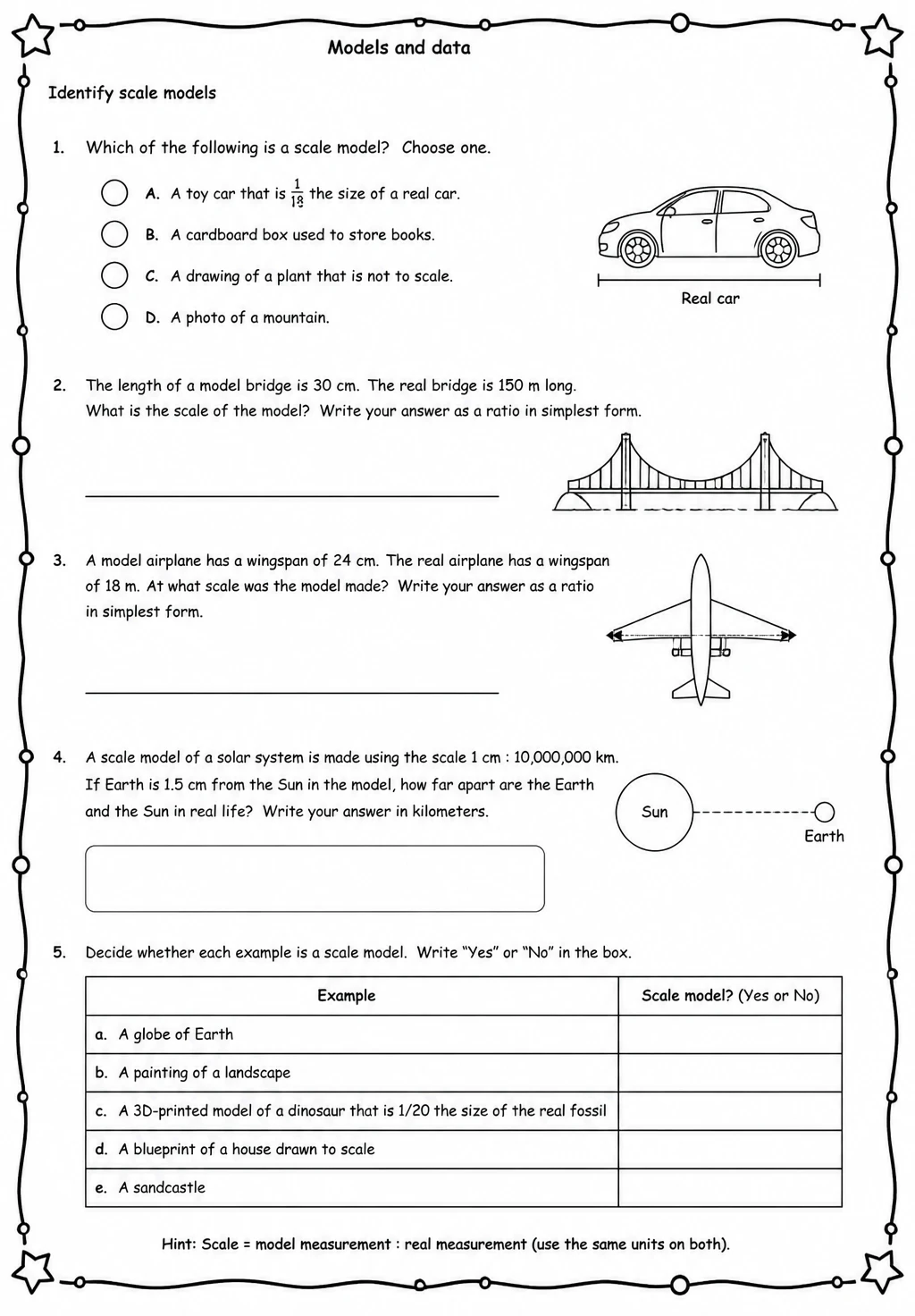 Identify scale models