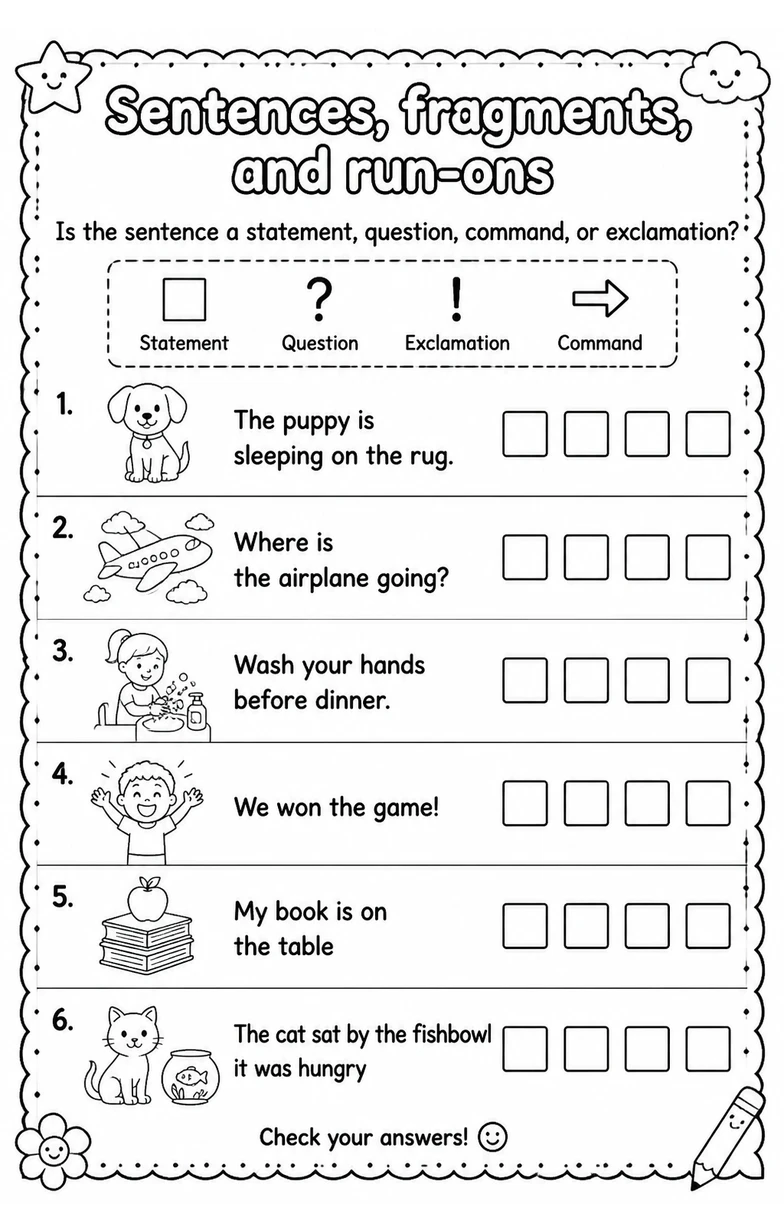 Is the sentence a statement, question, command, or exclamation?