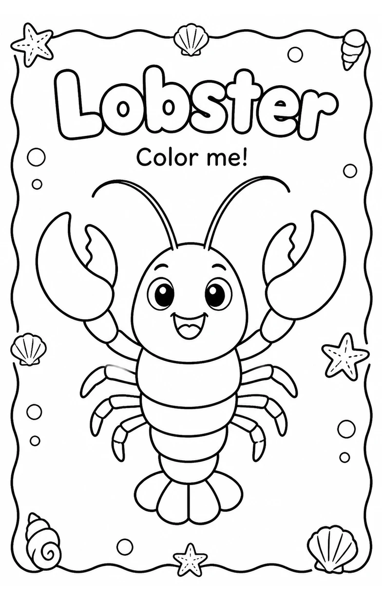 Lobster Coloring Pages