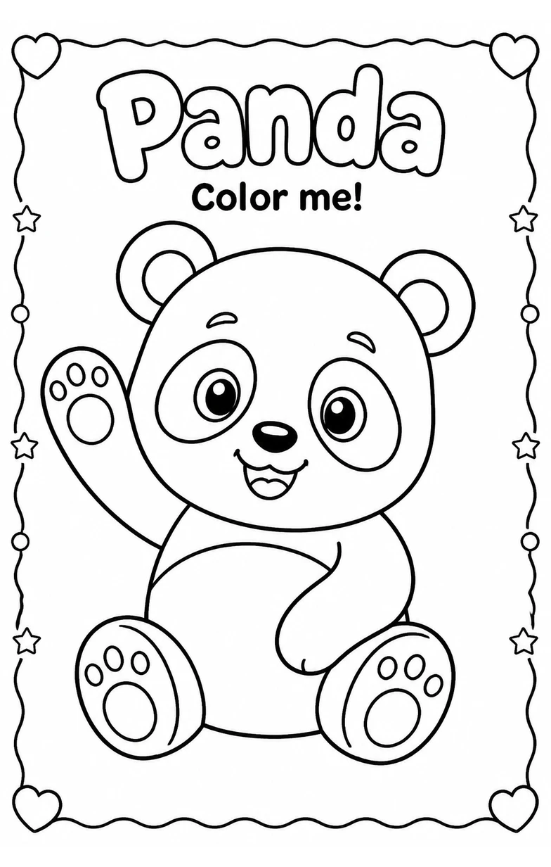 Panda Coloring Pages