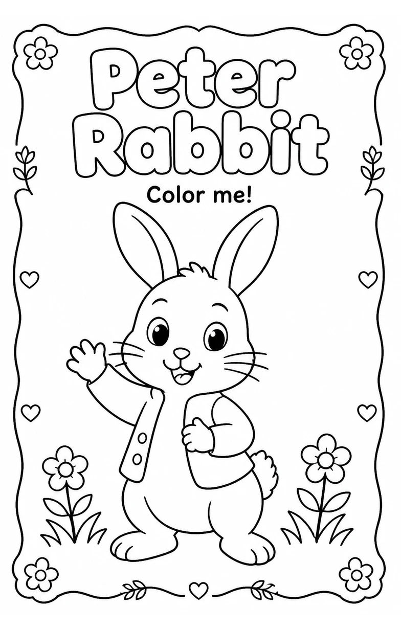 Peter Rabbit Coloring Pages