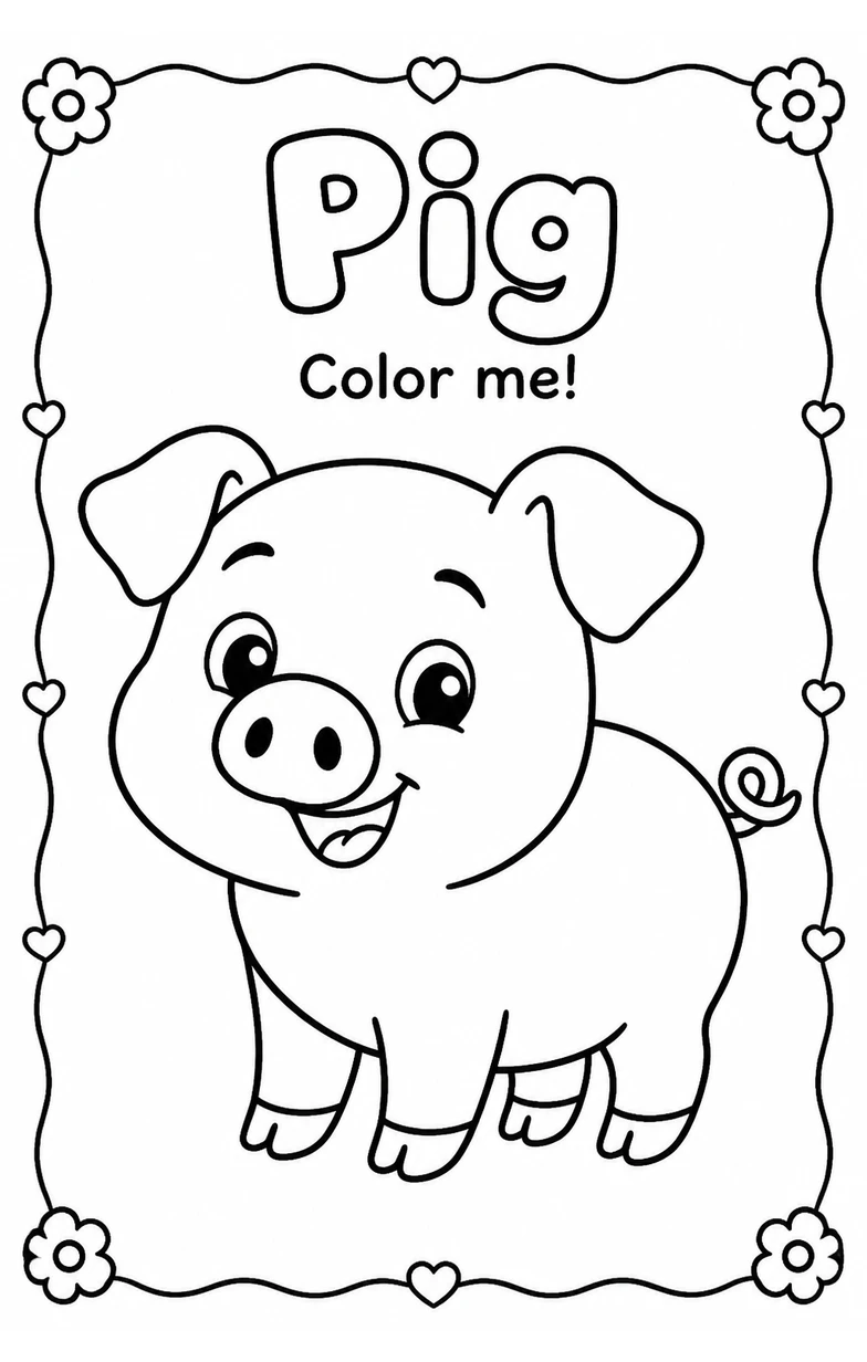 Pig Coloring Pages
