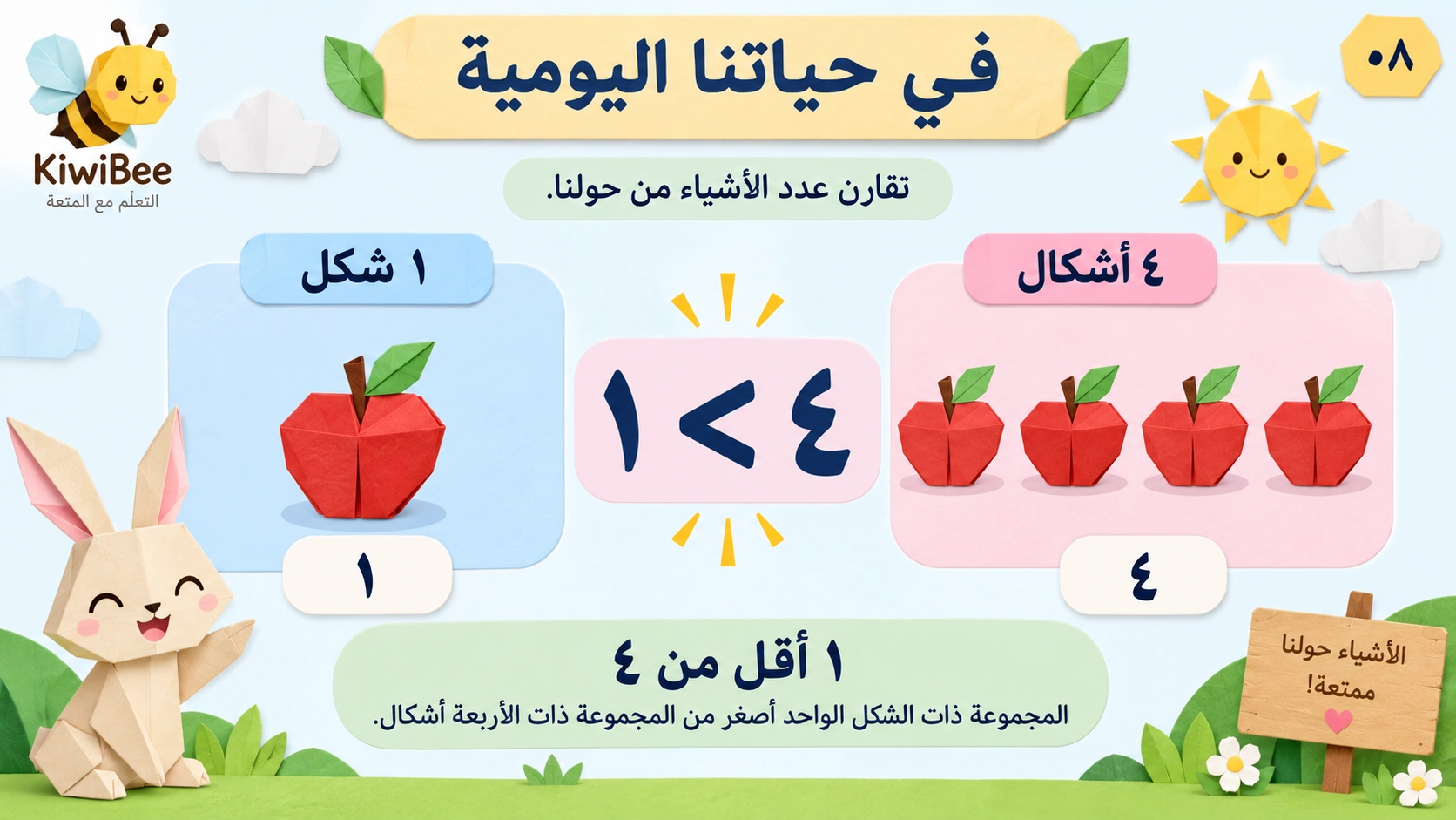 العد من ١ إلى ٥ — 8