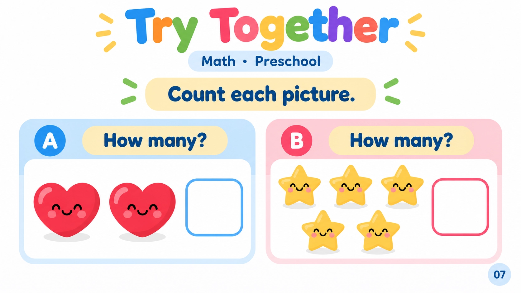 Counting 1–5 — 7