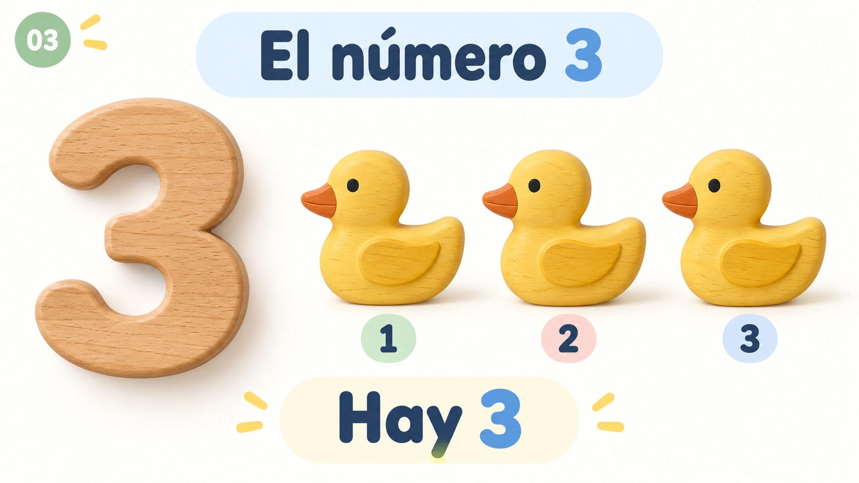 Contar del 1 al 5 — 3