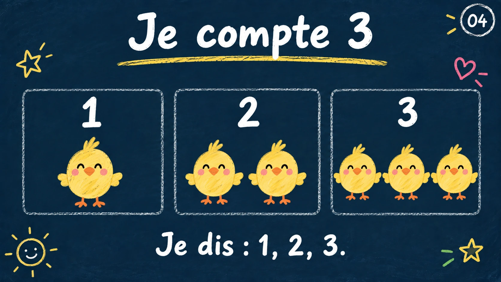 Compter de 1 à 5 — 4